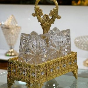 نمکدان نگین دار طلایی اماراتی 1726