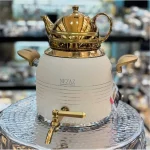 کتری قوری نزاز کرم طلایی