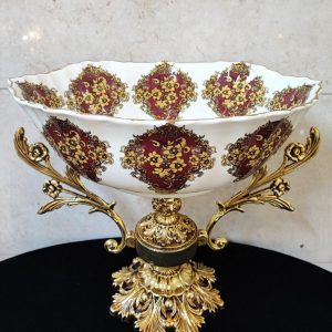 سرویس پذیرایی 4 تکه ریما فلاور زرشکی کد 5102