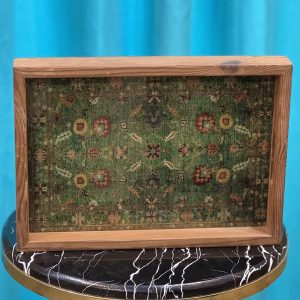 سینی چوبی طرح دار 0040