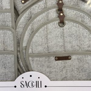 ست دم کنی 12 پارچه کامل ساچلی sachli رنگ طوسی